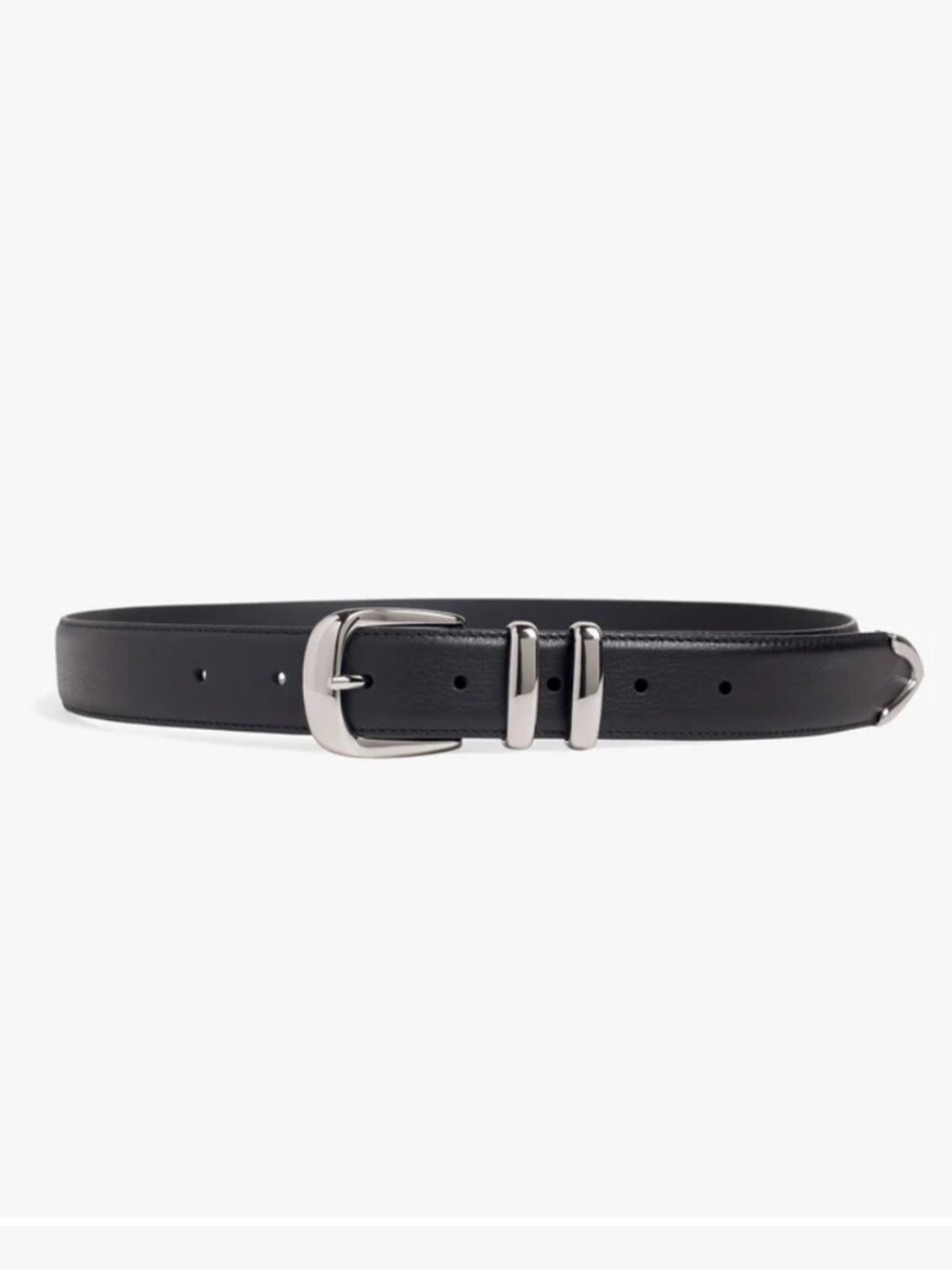 Favorite Daughter Jordan Belt, Black / Nickel, Sizes S / M / L (NWT)